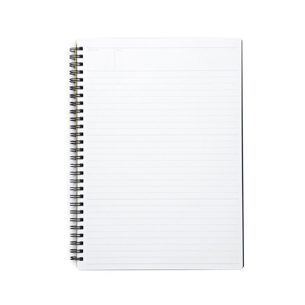 Maruman Mnemosyne Black Ruled Spiral Notebook